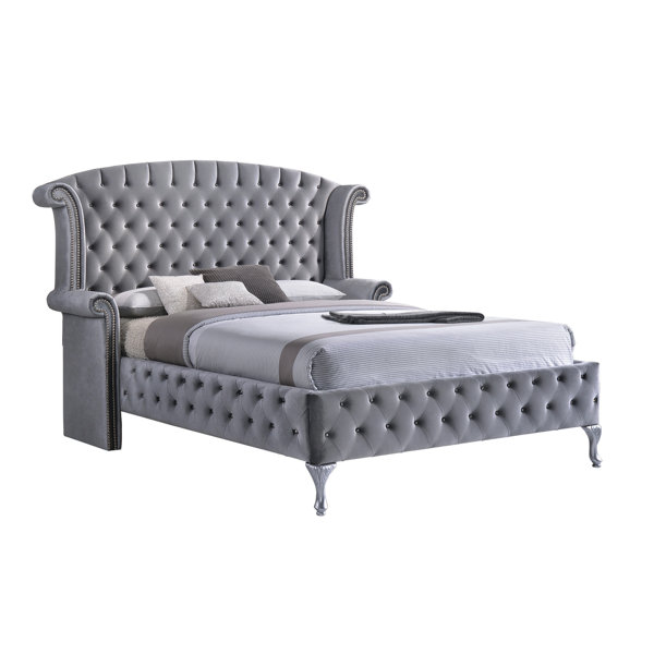 House of Hampton® Estella Upholstered Bed & Reviews Wayfair